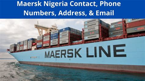 maersk shipping phone number